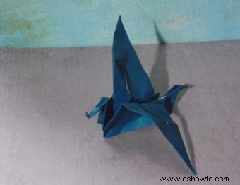 Cómo hacer un dragón de origami