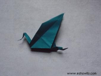 Cómo hacer un dragón de origami