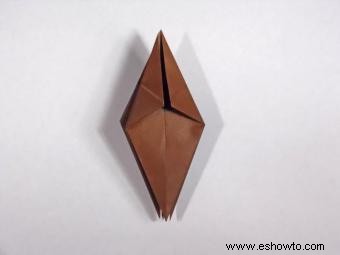 Cómo hacer un búho de origami