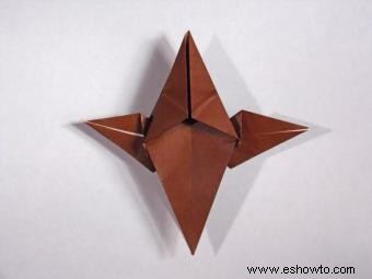 Cómo hacer un búho de origami