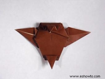 Cómo hacer un búho de origami