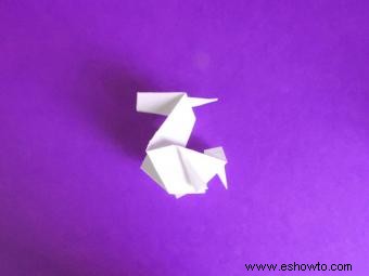 Cómo hacer un unicornio de origami
