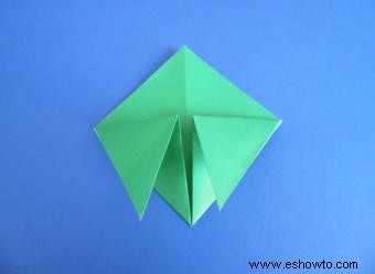 Instrucciones para la tortuga de origami