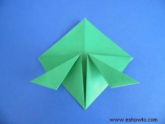 Instrucciones para la tortuga de origami