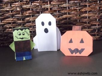 Ideas de origami para Halloween