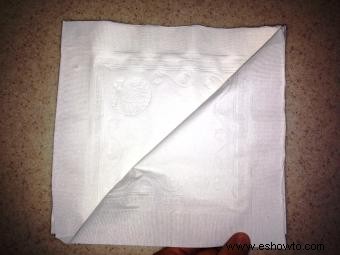 Cómo doblar servilletas de papel