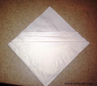 Cómo doblar servilletas de papel