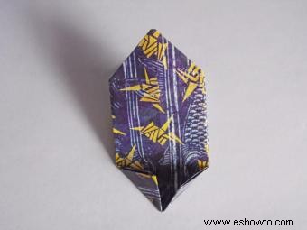 Cómo hacer una pajarita de origami