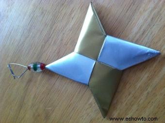 Cómo hacer adornos de origami