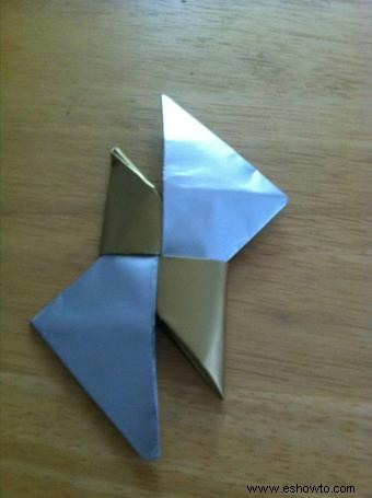 Cómo hacer adornos de origami