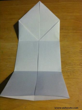 Cómo hacer tarjetas de lugar de origami