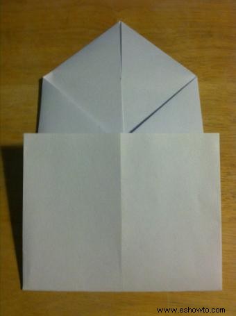 Cómo hacer tarjetas de lugar de origami