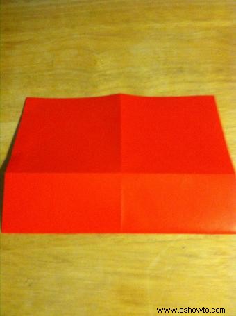 Cómo hacer tarjetas de lugar de origami