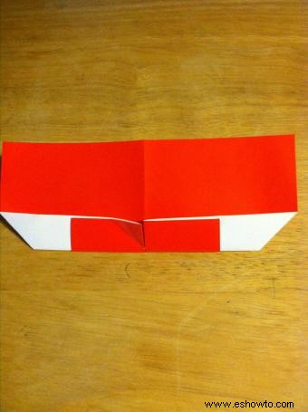 Cómo hacer tarjetas de lugar de origami