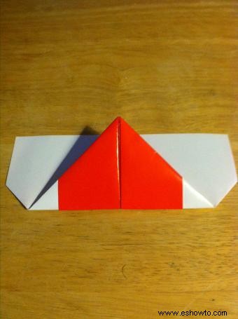 Cómo hacer tarjetas de lugar de origami