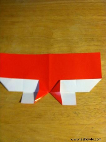 Cómo hacer tarjetas de lugar de origami