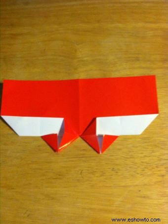 Cómo hacer tarjetas de lugar de origami