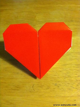 Cómo hacer tarjetas de lugar de origami