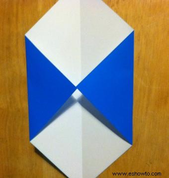 Cómo hacer tarjetas de lugar de origami