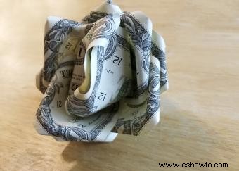 Money Origami Rose