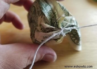 Money Origami Rose