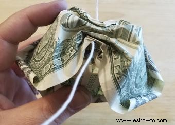 Money Origami Rose