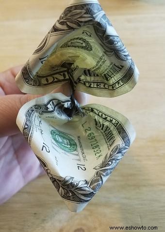Money Origami Rose