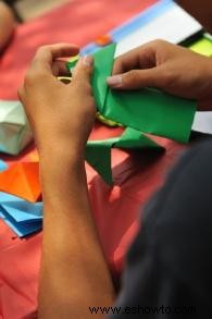 La caja sorpresa de origami