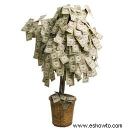 Árbol del dinero de origami