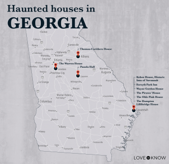 Casas encantadas en Georgia:9 lugares paranormales imperdibles