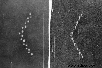 Famosos avistamientos de ovnis en forma de V y relatos de testigos oculares 