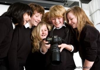 Enseñanza de fotografía digital a estudiantes