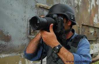 Carrera como reportero gráfico de guerra