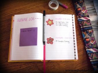 Creación de su propio Bullet Journal