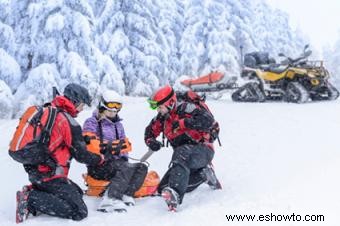 Las cinco lesiones de esquí más comunes