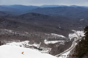 Vacaciones de esquí en la nieve