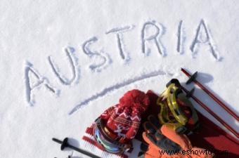 Paquetes de esquí en la nieve en Austria