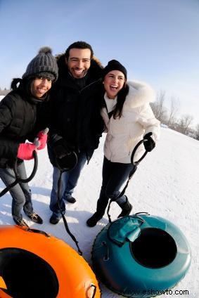 Dónde puedo hacer snow tubing en Pensilvania