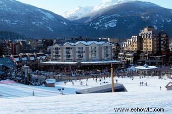 Estación de esquí de Whistler en Canadá