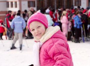 Entrevista de esquí para niños