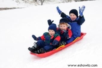 Trineos de nieve para niños