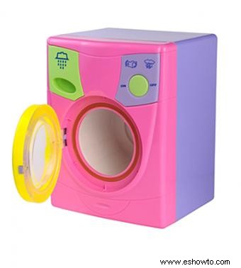Opciones de lavadora y secadora de juguete