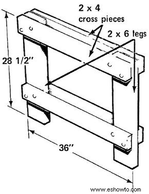 Descripción general de cómo construir muebles de jardín