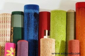 ¿Cómo limpio alfombras de lana sin usar agua?