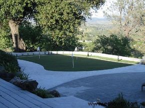 ¿Se considera paisajismo un green de patio trasero?