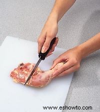 Cómo cortar pollo 