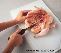 Cómo cortar pollo 