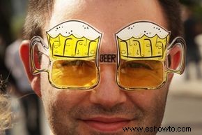 ¿Existe una fórmula matemática para el efecto de las gafas de cerveza? 