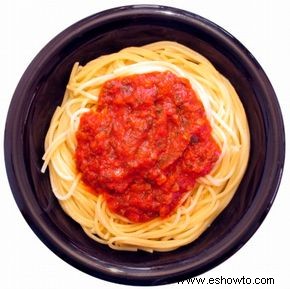 Consejos rápidos para la salsa de espagueti 