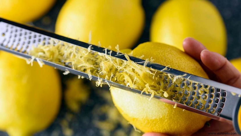 ¿Qué es la ralladura de limón? 